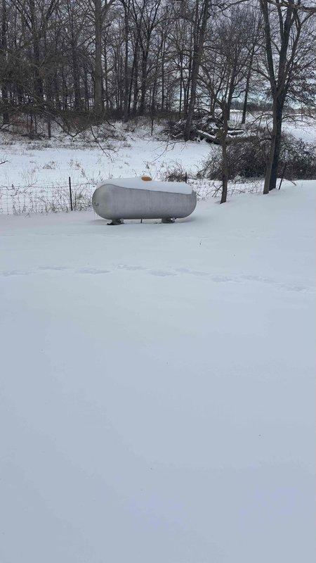 Conducted comprehensive replacement estimate for non-functional HVAC system. Inspected exterior connections including gas meter and propane tank located in snow-covered area. Customer seeking replacement options only, not interested in repair alternatives.