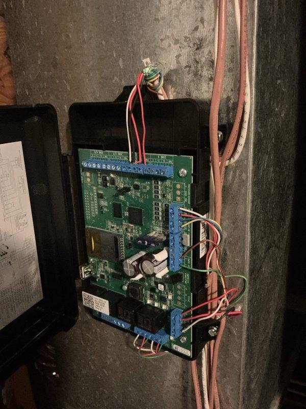Responded to follow-up service call for error code 31 with system continuously running. Inspected control board connections and wiring integrity. Accessed thermostat system settings menu and adjusted heat pump mode parameters, verifying proper configuration of balance point control and safety protection settings to resolve the operational issue.