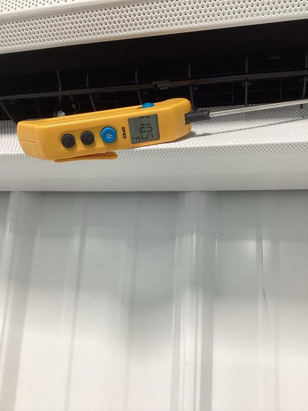 Completed annual Gold Level maintenance on dual mini-split systems (installed 7/18/25). Performed comprehensive system diagnostics with digital measurement device, confirming proper refrigerant levels with reading of 20.3. Verified level installation of ventilation components and inspected air handler for proper operation. This was the first visit of the maintenance cycle; customer is not due for renewal at this time.