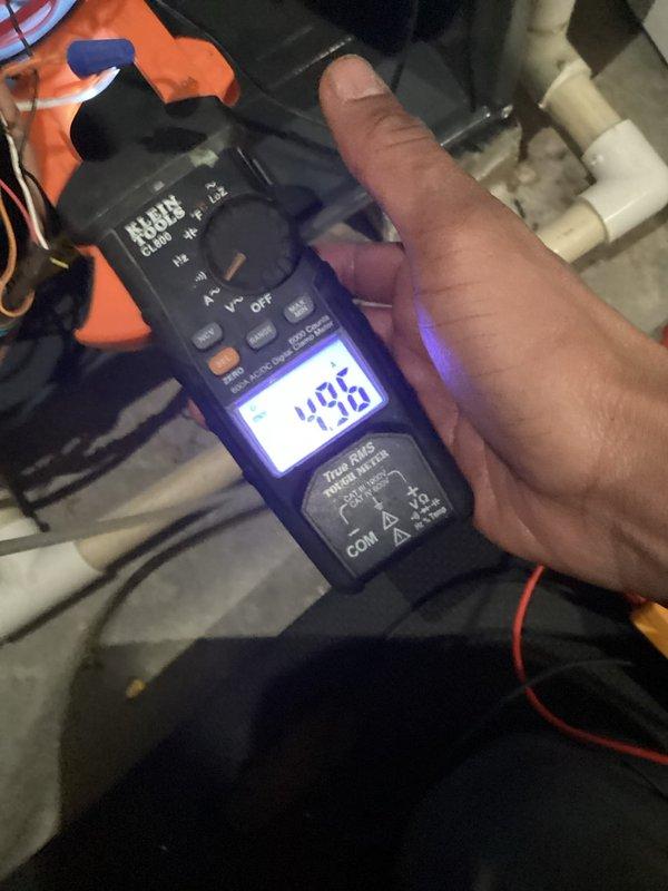 Completed Platinum Level maintenance on 1 HVAC system as requested before customer's extended absence. Inspected and replaced 16x25x2 filter, verified electrical current draw at 4.95 amps (within normal parameters), and confirmed proper operation of Aprilaire humidifier. System is functioning correctly with all components in good working condition. Customer declined IAQ estimate appointment but may have future interest.