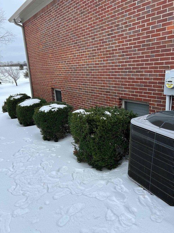 Conducted site assessment for propane generator installation at residential property. Evaluated exterior location options adjacent to brick wall where existing HVAC equipment is installed. Customer advised they will source propane supply for the generator system.