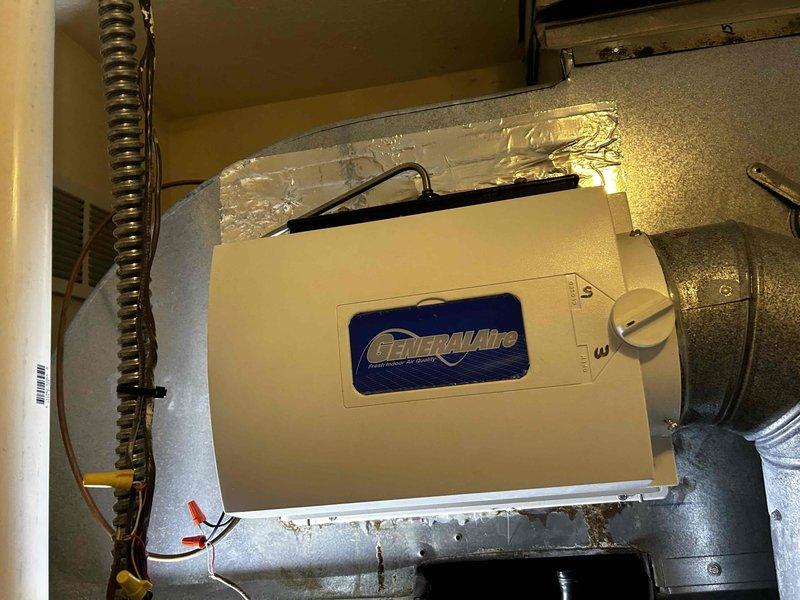 Performed monthly maintenance on a Platinum Level HVAC system, including replacement of 20x25x5 filters as per the scheduled 4-year/monthly maintenance plan. Inspected the GeneralAire humidifier for proper operation and connection integrity, and examined the furnace internal components including electrical connections, circuit boards, and fan assembly to ensure optimal system performance.