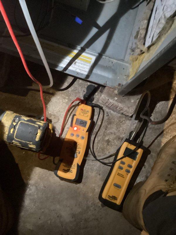 Completed platinum-level maintenance service on 4-year-old HVAC system. Replaced 16x25x1 air filters with new Filtrete filters as part of scheduled second maintenance visit. Performed electrical diagnostic testing on unit with multimeters to verify proper system operation and ensure all components are functioning within manufacturer specifications.