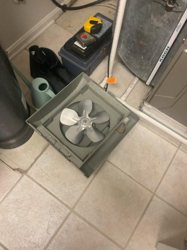 Responded to customer complaint of loud noise during system startup in 1-year-old HVAC unit. Inspected blower assembly and discovered loose fan mounting hardware causing vibration during operation. Tightened all fasteners on the blower motor and fan assembly, checked electrical connections, and verified proper operation of thermostat controls. System now operating normally with noise issue eliminated.