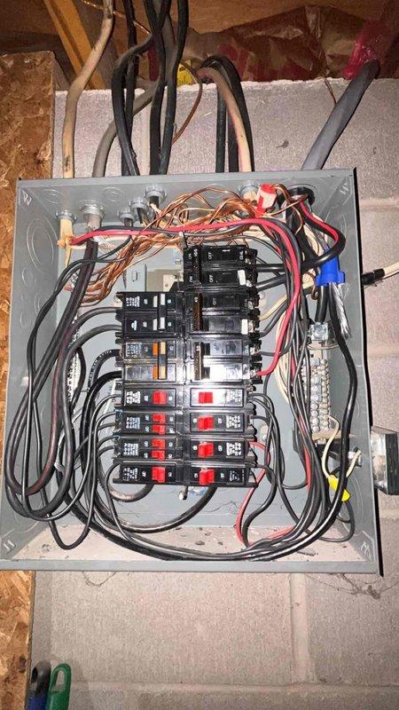 Successfully installed a Generac standby generator system, including mounting the transfer switch with proper emergency disconnect labeling on the home's exterior. Completed all necessary electrical connections between the transfer switch and the main breaker panel, ensuring proper wiring configuration for automatic power transfer during outages.