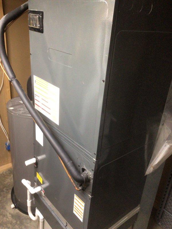 Performed scheduled maintenance on 3-year-old HVAC system during second service visit. Replaced 20x25x5 filter and inspected furnace unit in utility area. Verified thermostat operation, confirming proper temperature display (67°F) and control functionality.