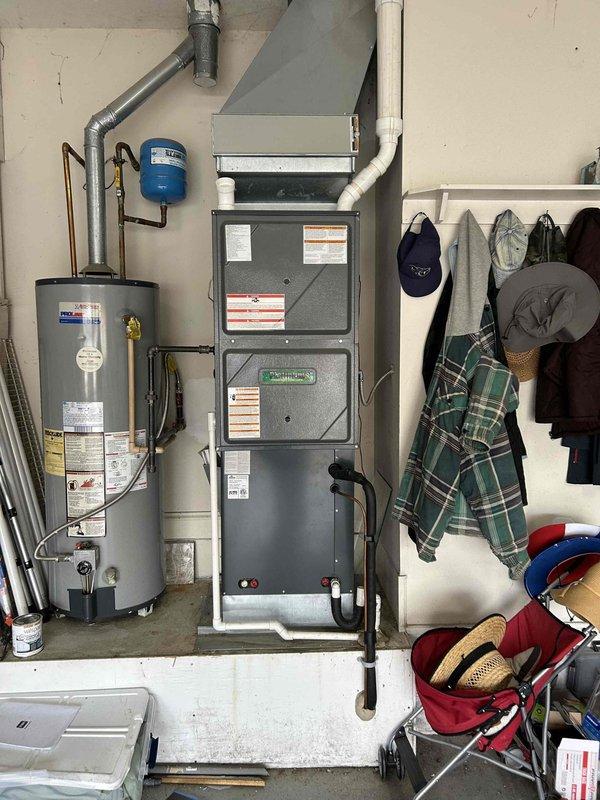 Responded to no-heat call for 8-year-old system. Diagnosed ignition failure causing system to blow cold air. Corrected ignition sequence issue and restored proper heating function, confirming operation with thermostat set to 70°F. System now maintaining desired temperature.