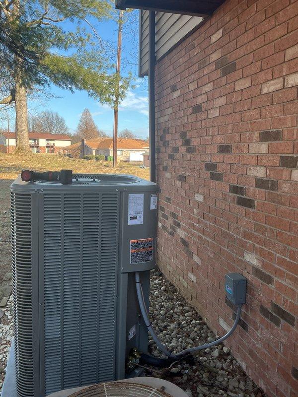 Performed semi-annual maintenance service on the HVAC system, replacing the 17x21x5 air filter. Conducted level check on system components and inspected outdoor condenser unit. All equipment functioning properly with no issues identified.