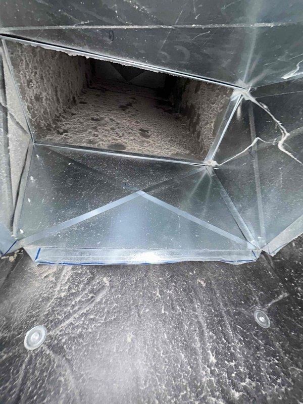 Performed scheduled Platinum Level maintenance on a 4-year-old 20x20x5 system during first maintenance visit. Inspected ductwork revealing significant dust accumulation requiring cleaning. Conducted diagnostic testing on furnace with specialized equipment, accessing blower motor and electrical components for comprehensive evaluation.