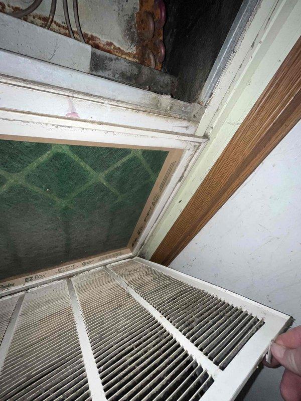 Conducted comprehensive HVAC replacement estimate for residential property. Inspected electrical panel to evaluate system compatibility and load capacity. Examined existing air filtration system, noting significant dust accumulation and filter deterioration requiring immediate attention as part of the proposed system upgrade.