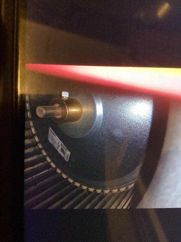 Performed scheduled Gold Level maintenance on 6-year-old HVAC system (second visit). Inspected evaporator coil which showed signs of condensation accumulation, and examined motor assembly with cooling fins. Replaced 20x25x5 home filter and documented component conditions with photos for service record.