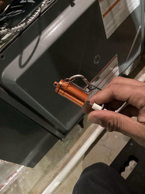 Performed Platinum Level maintenance service on a 20x25x5 filter system (5-year-old unit, 2nd renewal). Conducted comprehensive diagnostics using specialized measurement tools to evaluate system performance, including temperature readings on ductwork. Inspected metal components and sealed connections with cold weather tape to ensure optimal efficiency. Discussed membership renewal options with customer.