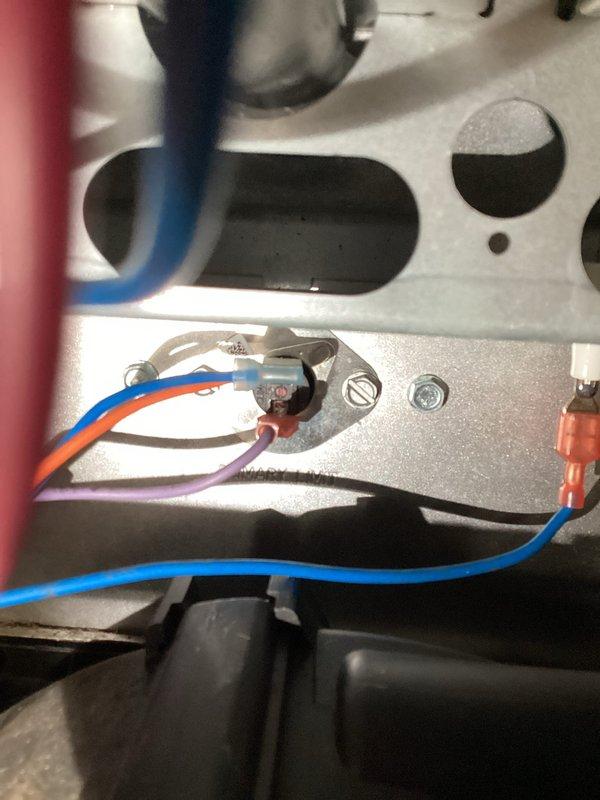 Diagnosed high limit switch fault on 7-year-old HVAC system displaying 4 red flash code. System was operational but unable to heat above 68°F despite thermostat setting of 72°F. Inspected control board connections and wiring harness, verified integrity of electrical components, and reset high limit switch. System now functioning properly with full temperature range capability.