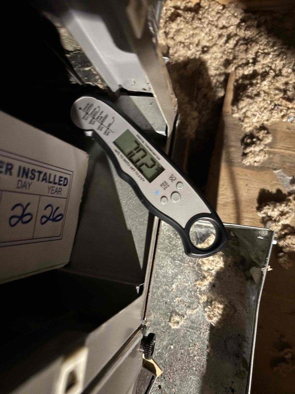 Performed monthly maintenance on platinum-level HVAC system including filter replacement (20x20x4). Inspected outdoor condensing unit, checked electrical connections, and verified proper refrigerant temperatures with digital probe (17.2°C). All components operating within specifications; system is functioning normally after service completion.