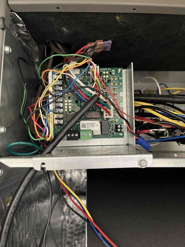 Successfully installed a new Lennox CBK45UHPT-030-230-71 full system with R-454B refrigerant compatibility. Verified proper wiring connections to control board and confirmed all electrical components are functioning correctly. Completed system startup and testing with all operations meeting manufacturer specifications.