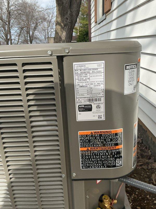 Responded to a no cooling complaint where system was not reaching the set temperature of 69°F. Diagnostic testing revealed supply air temperature of 52.9°F at the register. Inspected Lennox outdoor unit and verified proper operation; system is now cooling effectively.