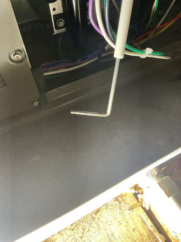 Responded to callback regarding thermostat error indicating system ran for 5 hours with temperature drop. Inspected wiring connections at control panel and examined internal components of the HVAC unit. Verified proper terminal connections and inspected circuit board functionality to resolve the temperature regulation issue.