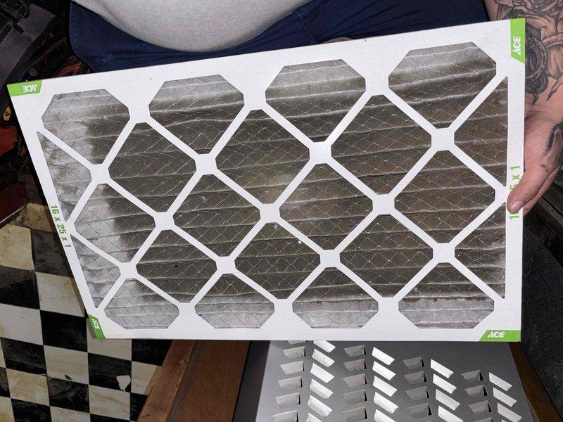 Completed scheduled Gold Level annual maintenance service on one HVAC system (second visit of the year). Replaced ACE air filter with customer-provided replacement and inspected burner assembly, confirming proper flame pattern and combustion. System control board was examined and all components are functioning normally; system is operating within manufacturer specifications.