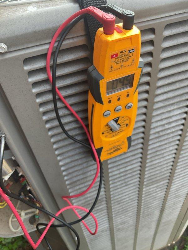 Performed platinum level maintenance service on outdoor HVAC system, completing second visit of the annual plan. Conducted comprehensive electrical system inspection using Fieldpiece multimeter to test capacitor and circuit board components, and replaced standard CFI filter as scheduled per 2-year maintenance agreement.