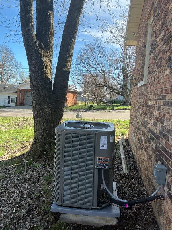 Completed annual platinum maintenance on 16X25X5 NSSU system installed 12/9/25. Inspected control board and electrical connections, ensuring all wiring was properly secured and components functioning correctly. Examined outdoor condenser unit, verified proper clearance around equipment, and confirmed system operation according to manufacturer specifications.