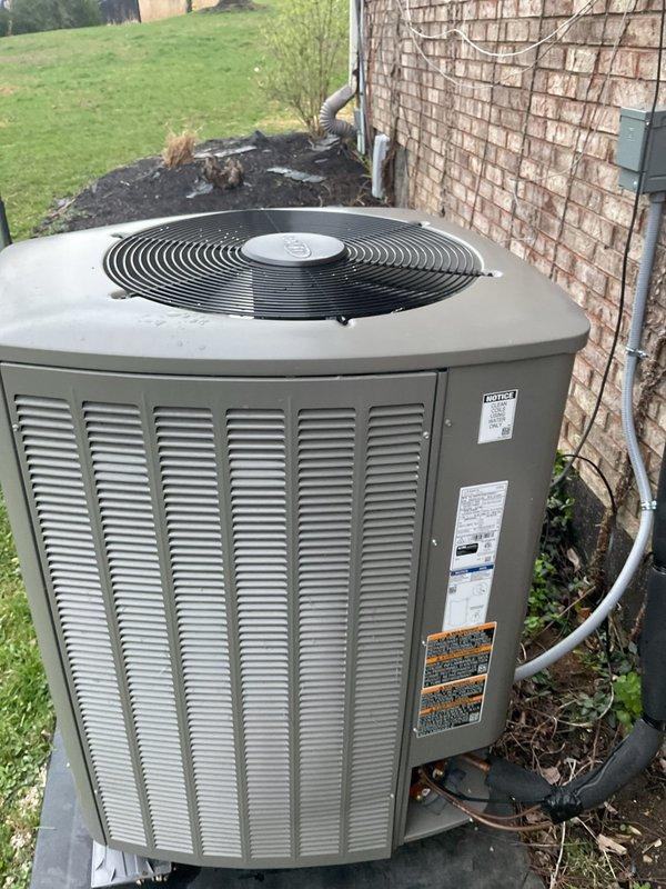 Diagnosed and repaired communication issue on nearly new heat pump system that was preventing heating and cooling operation. Inspection of circuit board revealed loose wire connections at the main control board, which were properly secured and tested. System now communicating properly with all components and functioning at optimal performance.