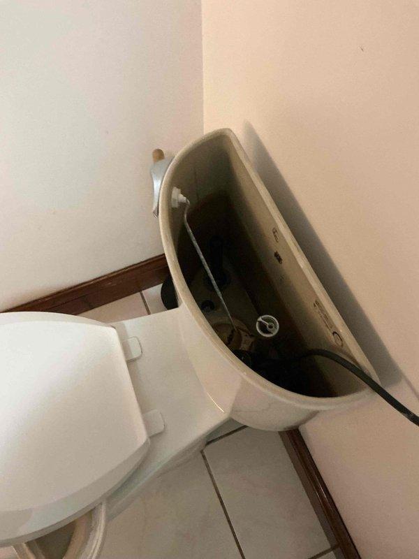 Diagnosed and repaired a continuously running toilet by replacing the internal flush valve assembly. Removed tank lid to access internal components, inspected the flush mechanism, and installed new parts to resolve the water waste issue. Customer was informed about the BOGO toilet offer for future consideration.