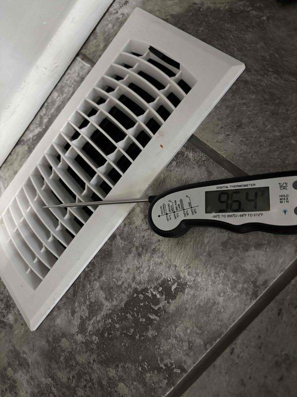 Performed scheduled maintenance on system with 16x25x5 filter. Checked supply air temperature, which measured 46.4°F at floor register. Inspected blower motor assembly and electrical connections, finding all components in normal working condition. Unable to access Platinum Level as noted in service request.