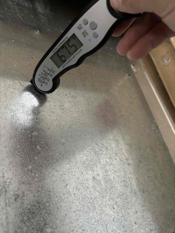 Completed scheduled Platinum Level maintenance on a 4-year-old HVAC system with 20x20x5 filters. Observed rust formation on interior metal housing and documented temperature readings (6.75). This was the second annual visit; system is due for renewal.