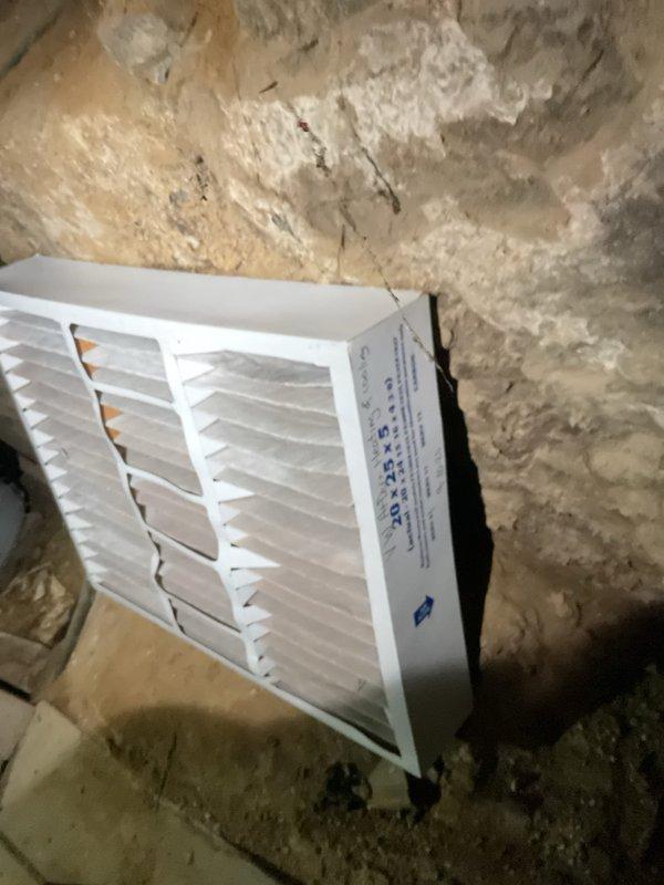 Returned to complete previously unfinished planned maintenance service. Successfully installed the customer-provided air filter and performed all remaining interior maintenance tasks on the HVAC system. Documented the completed work with photos showing the newly installed filter and inspected the condensate drainage system, which appears to be functioning properly with no visible leaks or blockages.