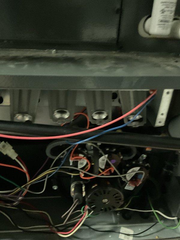 Responded to a system failure callback where the heating unit was intermittently failing to restart after reaching temperature setpoint. Inspection revealed electrical control issues within the furnace. Performed diagnostic testing of the control board connections and gas valve circuitry, cleaned accumulated dust from critical components, and verified proper sequencing of the ignition system. System now correctly cycles through startup sequence and maintains operation without requiring power reset at the breaker.