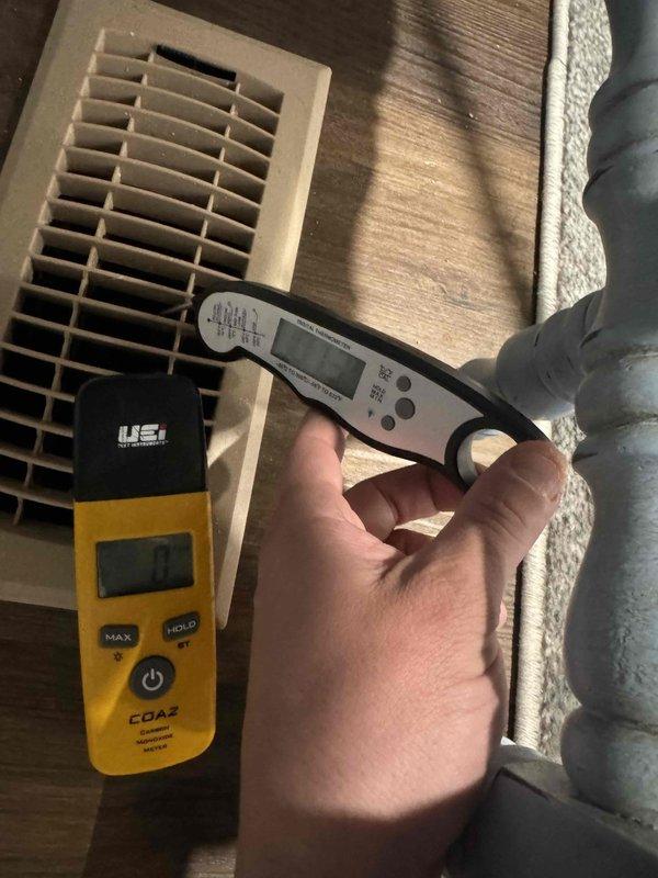 Performed Gold Level maintenance on 4-5 year old HVAC system. Conducted comprehensive diagnostic testing including CO2 levels and temperature readings at registers. Inspected furnace interior components including blower motor, wiring connections, and heat exchanger; performed electrical testing on gas valve assembly. Replaced 20x25x4 air filter. System functioning properly; no renewal required at this time.