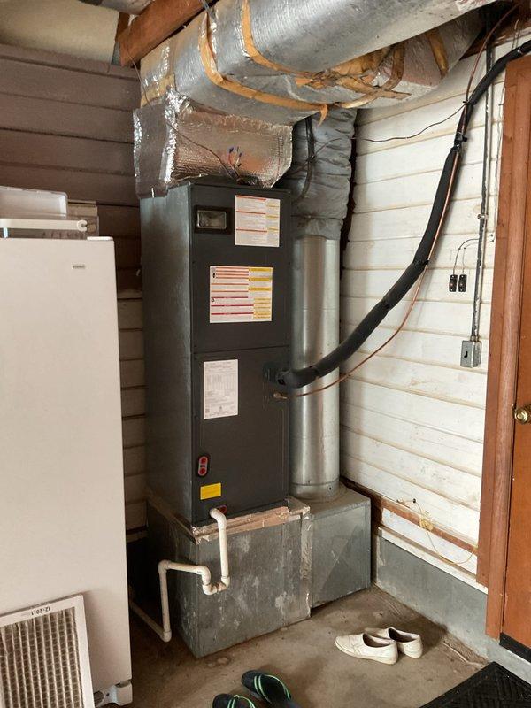 Completed Gold Level maintenance on dual HVAC systems (Goodman outdoor unit and indoor furnace system). Inspected both indoor and outdoor components, changed filters, and documented system conditions with photos. Reminded customer that service agreement renewal is approaching, with last maintenance performed in 10/2025.