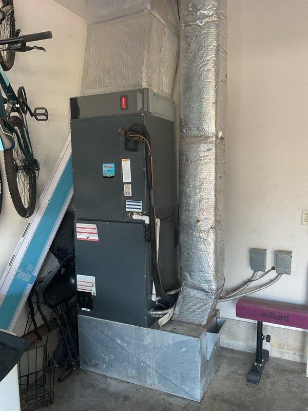 Completed monthly maintenance on a Gold Level Single System Home with 9 years of service history. System inspection included checking the furnace and outdoor condensing unit, where all electrical components (including MARS capacitor and control board) were verified to be in proper working condition. Cleaned and reinstalled the customer's 20x25x5 washable filter, ensuring optimal system performance and airflow.