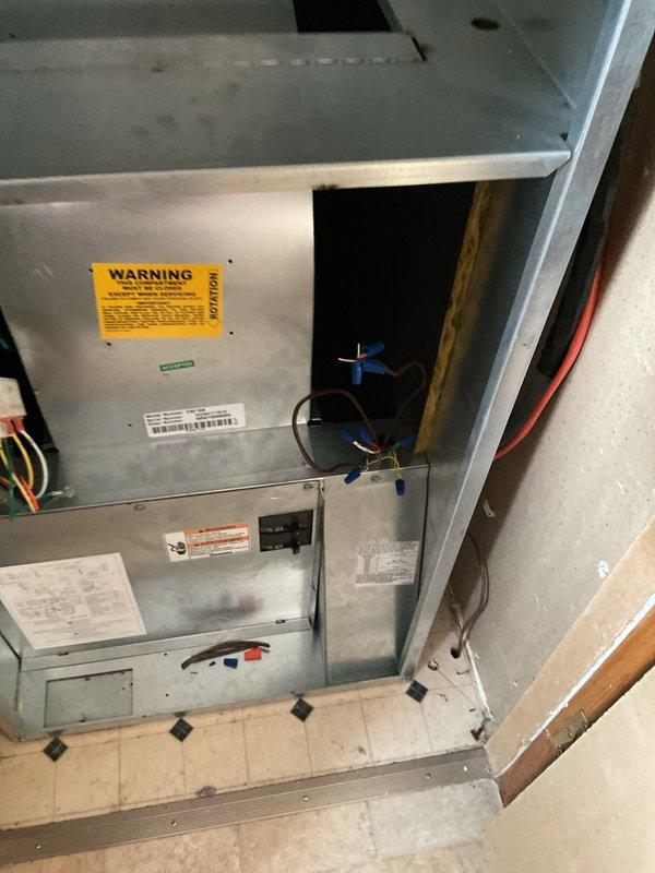 Completed installation of new air handler unit. Diagnosed cooling system issue related to separate refrigerant line configuration. Inspected electrical connections and verified proper wiring to ensure safe operation of the newly installed equipment.
