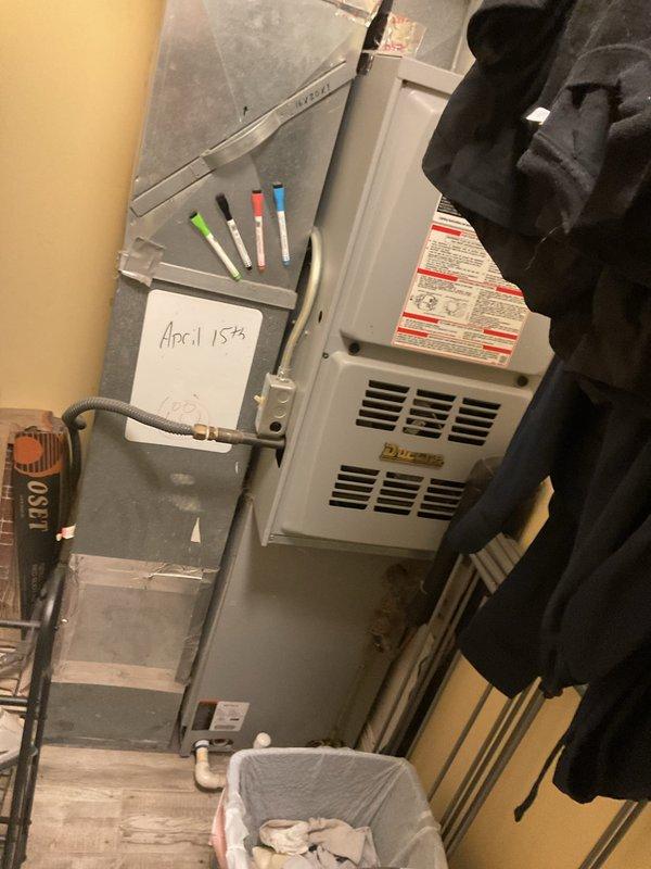 # HVAC Service Report - No Cool Condition

Responded to service call for 10-year-old residential air conditioning system with inadequate cooling performance. Upon arrival, performed comprehensive system diagnostic on split-system air conditioner to identify root cause of reduced cooling capacity.

Conducted visual inspection of indoor air handler unit and verified proper airflow through supply and return ductwork. Checked furnace blower operation and confirmed adequate air movement through the system. Inspected indoor coil access and surrounding components for visible issues.

Proceeded to outdoor condensing unit for detailed performance assessment. Connected manifold gauge set to service ports and recorded system pressures and temperatures. Measured refrigerant charge levels and compared readings against manufacturer specifications. Evaluated compressor amperage draw and verified proper electrical supply to unit via disconnect box.

Performed temperature differential measurements acro