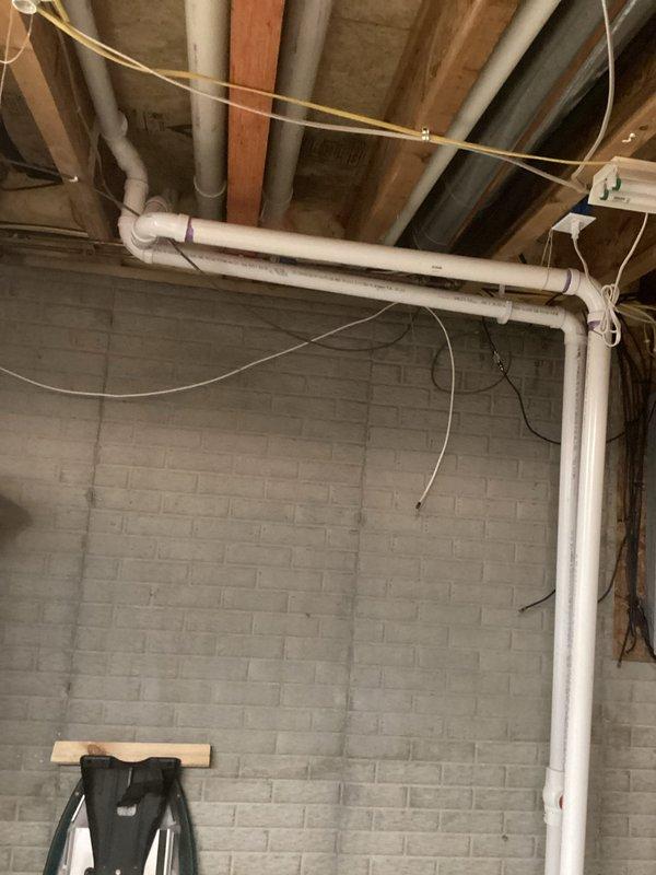 Replaced existing sump pump system in basement utility area with new unit, including electrical hookup to ensure proper operation. Installed new check valves on discharge line to prevent backflow, removed and disposed of old sump pump equipment, and verified all connections were secure and functioning correctly per manufacturer specifications.