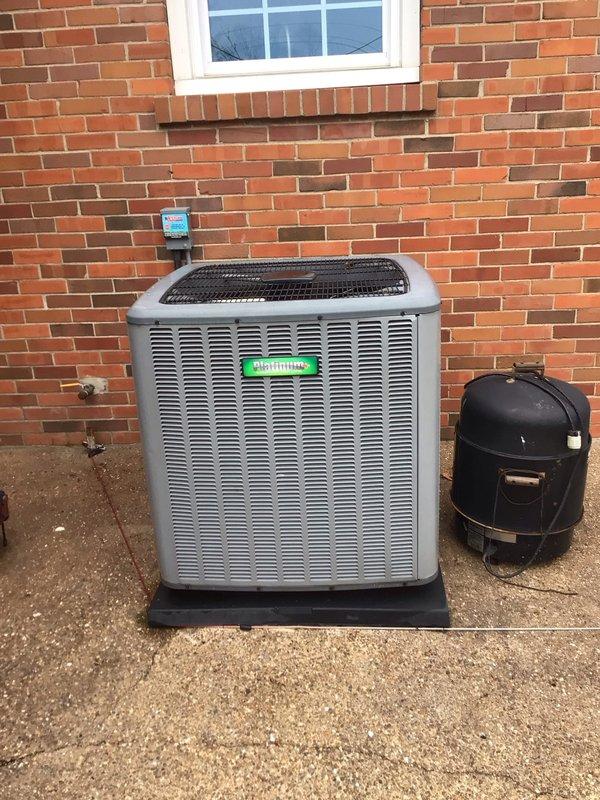 Completed second annual Platinum Level maintenance visit on single HVAC system serving residential property. Performed comprehensive 21-point inspection on outdoor condensing unit and indoor air handler/furnace assembly. Inspected and replaced 16x25x5 media filter, checked refrigerant levels and pressures, verified proper airflow through supply and return ductwork, tested thermostat operation and calibration, cleaned condenser coils, inspected electrical connections and tightened terminals as needed, verified proper condensate drain function through PVC drain lines, and confirmed all safety controls operational. System operating within manufacturer specifications. Customer notified that service agreement is due for renewal.