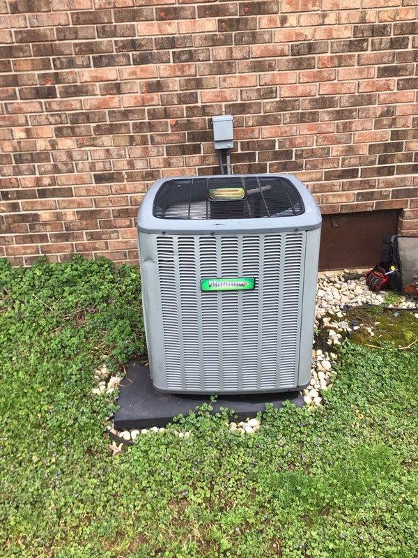 Completed second annual Platinum Level maintenance on 6-year-old residential HVAC system. Performed comprehensive inspection of outdoor condenser unit and indoor air handler/furnace assembly. Replaced 16x20x5 air filter and conducted full system diagnostics including electrical connections, refrigerant levels, and airflow measurements. Verified proper operation of all components, cleaned condenser coils, and confirmed system efficiency meets manufacturer specifications. Customer is due for service agreement renewal.