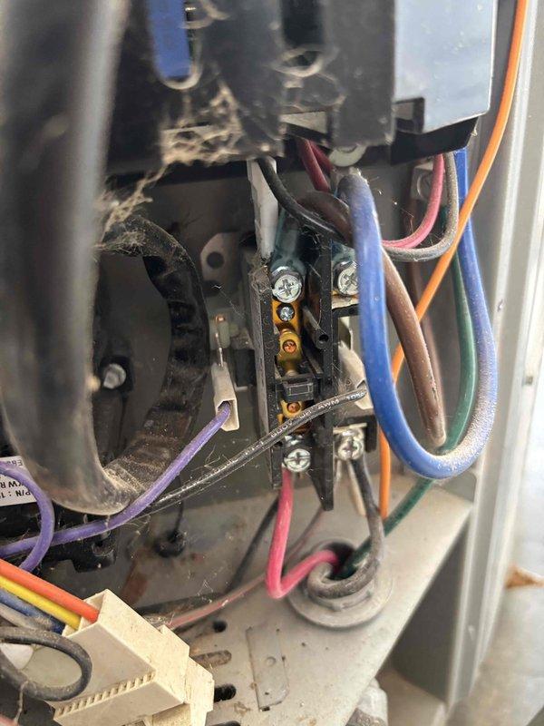 Completed Platinum Level planned maintenance on single HVAC system. Performed comprehensive system inspection including control board examination, wiring connections, and thermostat calibration check to address customer concern regarding temperature reading discrepancy. Inspected electrical components, circuit boards with wireless communication module, capacitor, and heat sink assembly. Verified all wire connections at terminal blocks and assessed system controls. Noted dust accumulation on interior components and insulation material. All electronic components and circuit boards found in good working condition with no visible damage or corrosion detected.