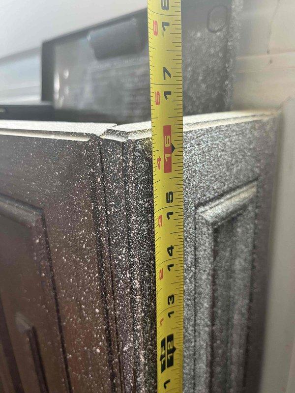 Evaluated 12-year-old wall unit with no cooling capability. Performed measurements and assessment of existing HVAC equipment, documented condensation present on ductwork and metal surfaces indicating temperature differential issues. Provided estimate for complete system replacement due to age and failure of cooling function.