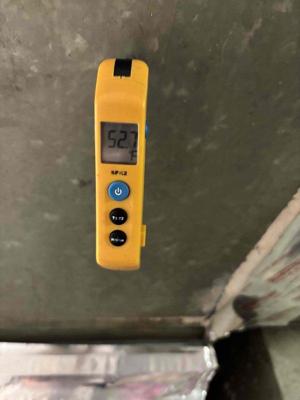 Completed planned maintenance visit on 3-year-old HVAC system. Performed system diagnostics using digital multimeter, recording capacitance reading of 4294 microfarads to verify proper compressor and fan motor operation. Measured supply air temperature at 52°F using infrared thermometer to confirm adequate cooling performance. Inspected and replaced 20x25x5 air filter to maintain proper airflow and indoor air quality. All electrical components tested within normal operating parameters, and system demonstrated proper refrigerant cycle operation with appropriate temperature differentials.