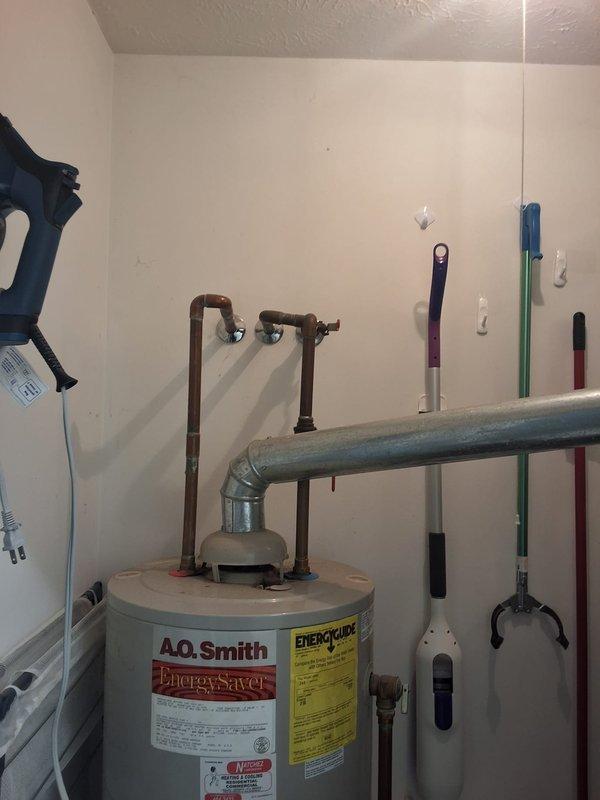 Responded to callback for HVAC system not working following planned maintenance visit. Performed load calculations using EDS Load Calculator, determining cooling load of 26,255 BTUh and heating load of 60,295 BTUh with required heating airflow of 532 CFM. Inspected mechanical room equipment and plumbing connections to verify system operation and documented conditions for service records.