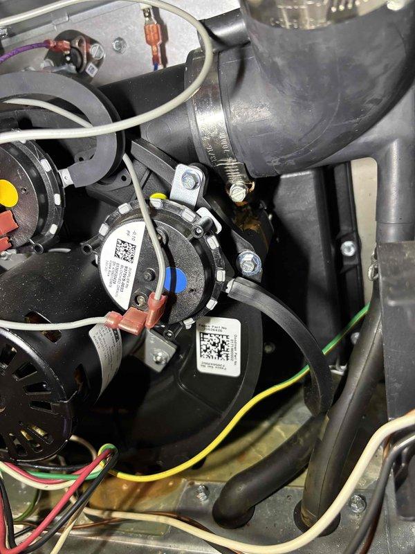 Completed first annual Platinum Level maintenance on 4-year-old HVAC system. Performed comprehensive inspection of blower motor assembly, verified electrical connections, checked system temperatures with digital thermometer reading 54°F, and replaced 16x25x5 air filter per maintenance protocol.