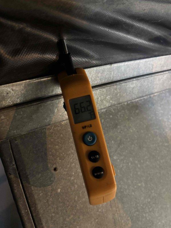Completed second annual platinum-level maintenance visit on HVAC system with 20x25x5 filter configuration. Performed comprehensive system diagnostics including temperature differential measurements across supply and return air, recording readings of 96°F and 43°F at key measurement points to verify proper system operation and efficiency. Conducted full inspection of ductwork, air handler components, and filter housing per manufacturer specifications for 2-year system maintenance protocol.