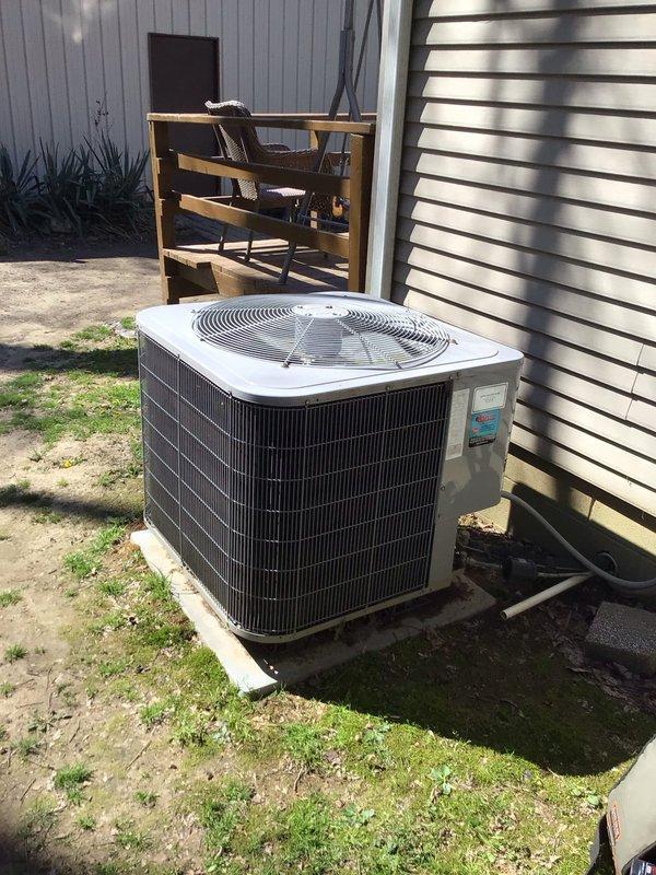 Completed Gold Level planned maintenance on 11-year-old residential HVAC system with single zone configuration. Performed comprehensive inspection of indoor air handler unit located in interior closet and outdoor condenser unit, changed 20x25x5 filter, verified proper system operation, and documented equipment condition with photos. No deficiencies noted during this initial service visit.