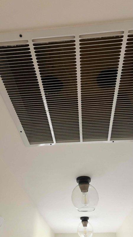 Conducted on-site evaluation for air conditioning system replacement at single-family residence. Assessed existing 1998 air conditioning unit, confirmed non-operational status and determined complete system replacement required. Inspected 2021 furnace installation in utility room, verified proper operation and compatibility for new AC integration. Documented existing ductwork configuration including ceiling-mounted return air grille, evaluated electrical service capacity, and photographed current HVAC equipment layout. Provided comprehensive replacement estimate for new air conditioning system installation utilizing existing furnace and ductwork infrastructure.