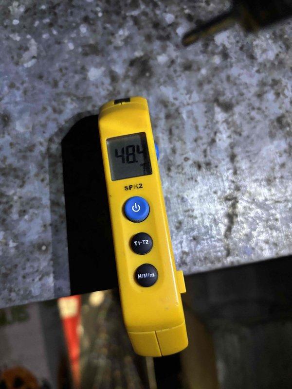 Completed annual Platinum Level maintenance on a 7-year-old single-system HVAC unit as the first visit under the new maintenance plan. Performed comprehensive system diagnostics including electrical measurements on the condensing unit, recording voltage readings of 416.1V, and conducted temperature differential testing in the air handler, documenting supply air temperature of 484°F. Inspected all major components, verified proper system operation, and replaced 20x20x5 air filter per maintenance protocol.