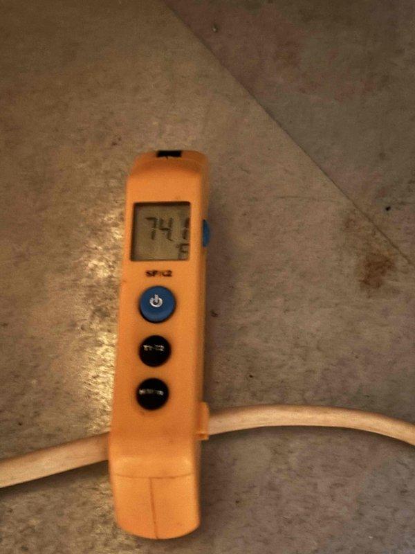 Completed platinum monthly preventative maintenance service on HVAC system with 5-year service agreement. Performed comprehensive system inspection, replaced 20x25x5 air filter, recorded temperature readings of 74°F, and verified electrical parameters measuring 440.5 volts using calibrated testing equipment. All system components operating within normal specifications.