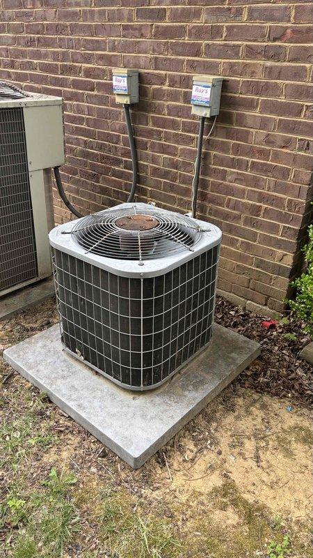 Completed replacement estimate for 25-year-old HVAC system with struggling air conditioning unit and functioning furnace. Evaluated existing outdoor condenser unit, electrical disconnect boxes, circuit breaker panel capacity, and overall system configuration to provide comprehensive replacement options for complete system upgrade.