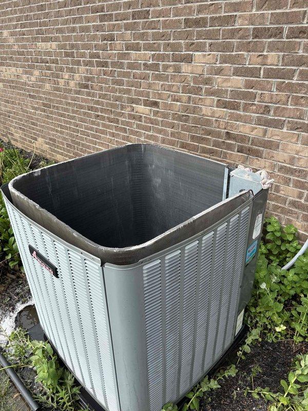 # HVAC Maintenance Report

Completed second scheduled Gold Level maintenance visit on an 8-year-old single-system HVAC installation. Performed comprehensive inspection and servicing of Trane outdoor condenser unit, replaced two 20x25x5 air filters, documented system condition with photographs, and verified all electrical connections and operational components are functioning properly. Customer's Gold Level maintenance plan is due for renewal.